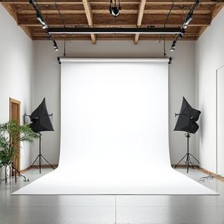 Bright and spacious photography studio